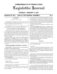 Legislative Journal