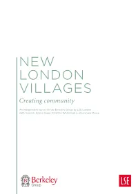 NEW LONDON VILLAGES Creating Community