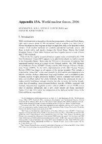 Appendix 13A. World Nuclear Forces, 2006