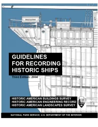 Guidelines for Recording Historic Ships