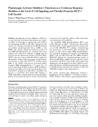 Plasminogen Activator Inhibitor 1 Functions As a Urokinase Response Modifier at the Level of Cell Signaling and Thereby Promotes MCF-7 Cell Growth Donna J