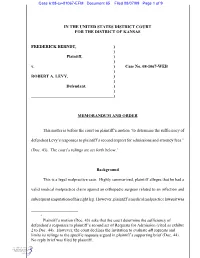 Case 6:08-Cv-01067-EFM Document 65 Filed 08/07/09 Page 1 of 9