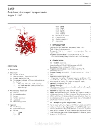 1A59 Lichtarge Lab 2006