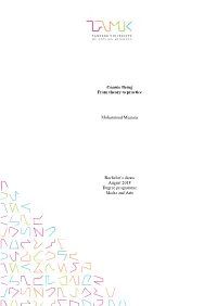 Cosmic Being from Theory to Practice Mohammed Mustafa Bachelor's
