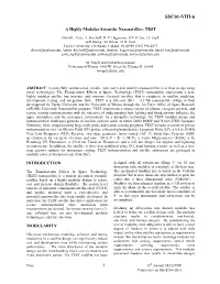 Tusat1—The Innovative Creation of a Low-Cost Communications Satellite