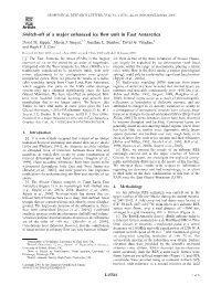 (2006) Switch-Off of a Major Enhanced Ice Flow Unit in East Antarctica