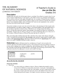 A Teacher's Guide to Joe on the Go Grades