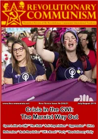 Crisis in the CWI: the Marxist Way Out