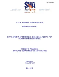 Development of Biological Agents for Invasive Species Control 6