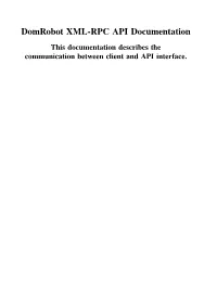 Domrobot XML-RPC API Documentation