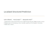 Localized Structured Prediction