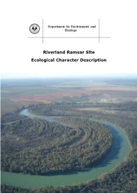 Riverland Ramsar Site Ecological Character Description