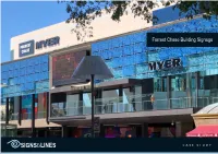 Rope Access for Forrest Chase Building Signage