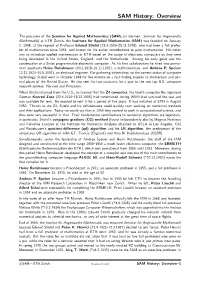 SAM History: Overview