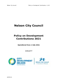 Assessment of Development Contributions