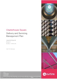 Charterhouse Square Delivery and Servicing
