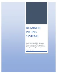 Dominon Voting Systems