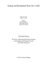 Ecology and Development Series No. 9, 2003