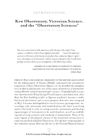 Kew Observatory and the Evolution of Victorian Science, 1840–1910