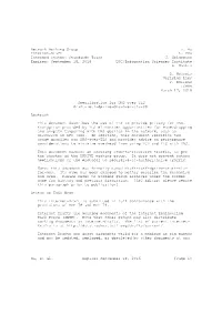 Network Working Group Z. Hu Internet-Draft L