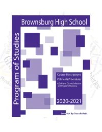 2020-2021 Program of Studies