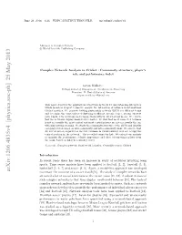 Arxiv:1206.4835V4 [Physics.Soc-Ph] 25 May 2013 Ue2,21 :6WP/NTUTO Iems˙Submit˙Cricket˙V3 FILE WSPC/INSTRUCTION 6:36 2018 28, June Trce O Frsac Neet Ntercn Er 1,12]