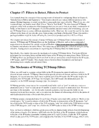 Chapter 17: Filters to Detect, Filters to Protect Page 1 of 11