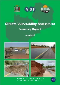Climate Vulnerability Assessment Summary Report