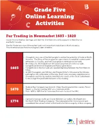 Grade Five Online Learning Activities