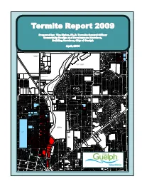 Observed Termite Activity in Sector 2 in 2009
