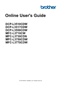 Online User's Guide