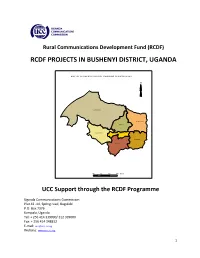 Rcdf Projects in Bushenyi District, Uganda