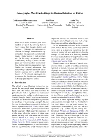 Demographic Word Embeddings for Racism Detection on Twitter