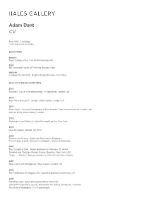 Adam Dant CV