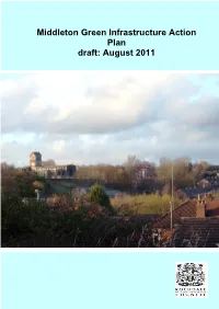 Middleton Green Infrastructure Action Plan Draft: August 2011