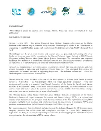 “Mozambique's Quest to Declare and Manage Marine Protected Areas