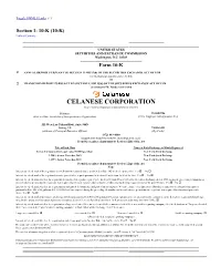 Section 1: 10-K (10-K) Table of Contents