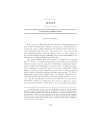 Temporal Imperialism