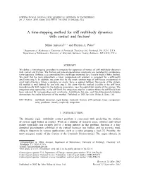 A Time-Stepping Method for Stiff Multibody Dynamics with Contact