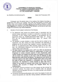 Respective SPV Accounts of Ltanagar and Pasighat Smart Gity for Implementation