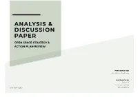 Analysis & Discussion Paper