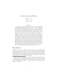 Deontic Logic and Ethics