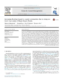 Increasing Flooding Hazard in Coastal Communities Due to Rising Sea Level