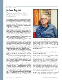 Interview: Joshua Angrist