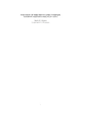 Solution of the Truncated Complex Moment Problem for Flat Data