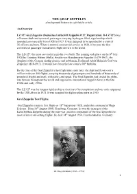 THE GRAF ZEPPELIN a Background History to a Philatelic Article