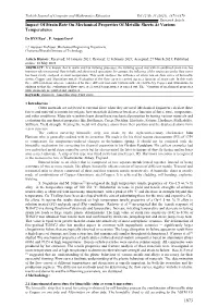 1873 Impact of Strain Rate on Mechanical Properties of Metallic