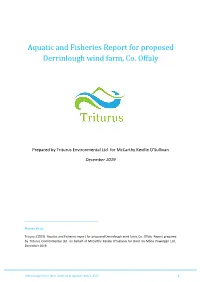 Appendix 6.3 Aquatic and Fisheries Report