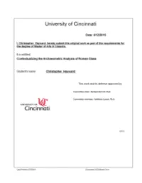 Contextualizing the Archaeometric Analysis of Roman Glass