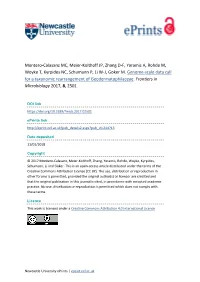 Genome-Scale Data Call for a Taxonomic Rearrangement of Geodermatophilaceae